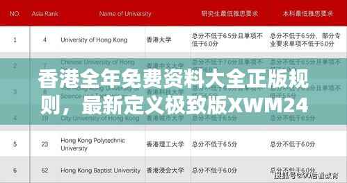 香港全年免费资料大全正版规则,最新定义极致版XWM242