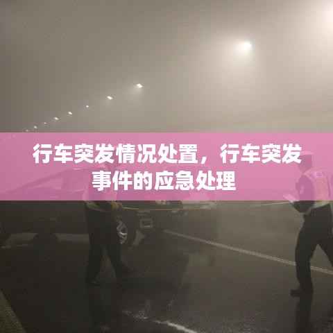 行车突发情况处置,行车突发事件的应急处理