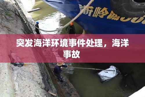 突发海洋环境事件处理,海洋事故