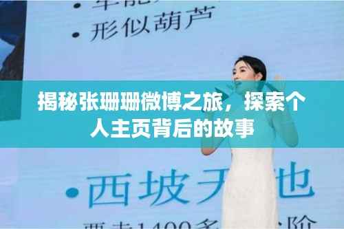 揭秘张珊珊微博之旅,探索个人主页背后的故事
